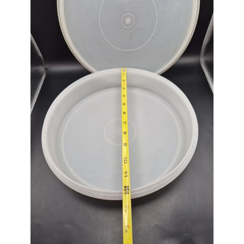 VTG Clear White Tupperware 12